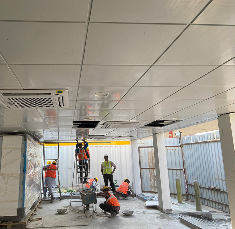 Shell India Pvt Ltd Petrol Pump, Pune (Metal Ceiling)