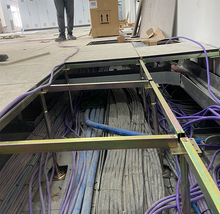 Deccan Fine Chemicals (Raised Flooring using 18mm thk shera board) 