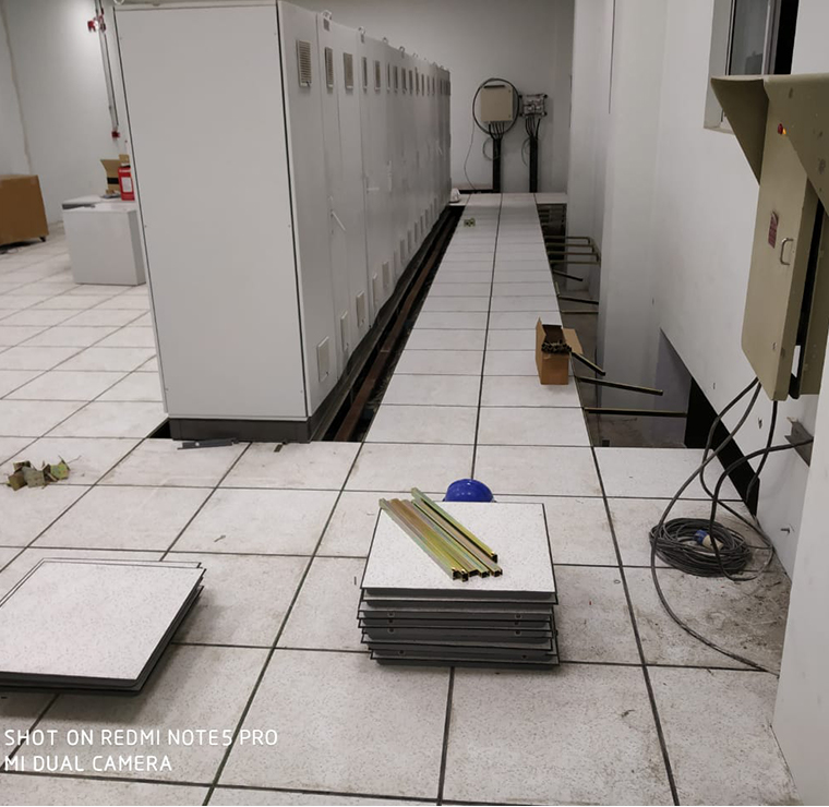 Deccan Fine chemicals (Raised Flooring using 35mm thk Epoxy Tile)